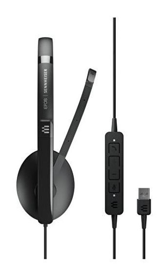 Sennheiser Epos Adapt 130 USB Mikrofonlu Kablolu Kulak Üstü Kulaklık Siyah