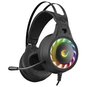 Rampage G8 Loopy 7.1 USB Mikrofonlu Kablolu Kulak Üstü Kulaklık Siyah