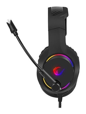 Rampage Bygame-X3 7.1 USB Mikrofonlu Kablolu Kulak Üstü Kulaklık Siyah