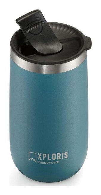 Tupperware Xploris Paslanmaz Çelik 350 ml Bardak Termos Yeşil