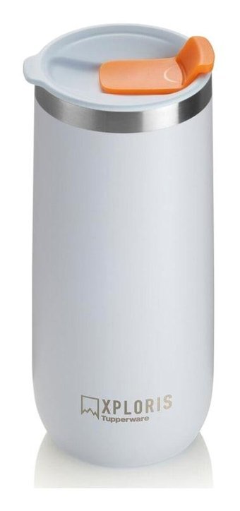 Tupperware Xploris Paslanmaz Çelik 470 ml Bardak Termos Mavi