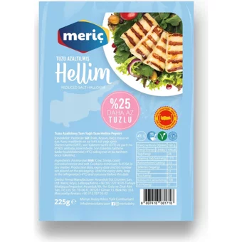Meriç Az Tuzlu Hellim İnek Peyniri 225 gr