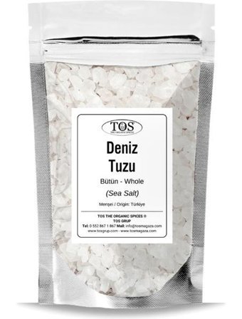 Tos The Organic Spices İyotsuz Toz Deniz Tuz Paket 5 kg
