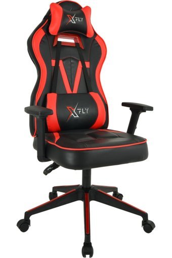 Xfly Vendetta 1509S0511 Deri Oyuncu Koltuğu Kırmızı-Siyah