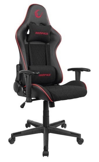 Rampage KL-R16 Ortopedik Kumaş Oyuncu Koltuğu Siyah
