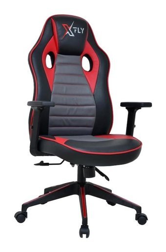 Xfly 1511S0488 Deri Oyuncu Koltuğu Kırmızı-Siyah