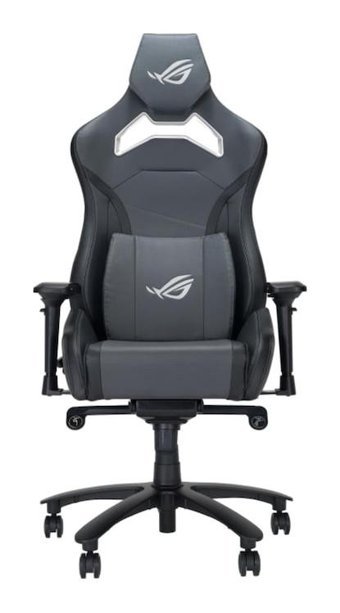 Asus ROG CHARIOT Ortopedik Suni Deri Oyuncu Koltuğu Gri