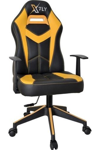 Xfly Machete 1518D0492 Ortopedik Deri Oyuncu Koltuğu Sarı-Siyah