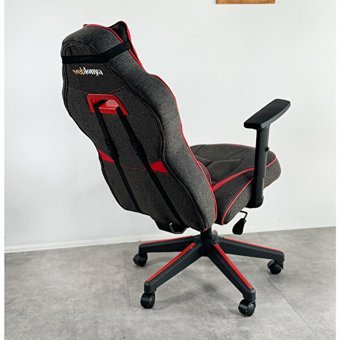 Weblonya 5700 Ortopedik Kumaş Oyuncu Koltuğu Siyah-Kırmızı