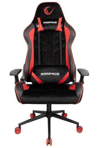 Rampage KL-R9 Ortopedik Kumaş Oyuncu Koltuğu Kırmızı-Siyah