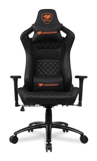 Cougar CGR-EXPLORE Ortopedik Suni Deri Oyuncu Koltuğu Siyah