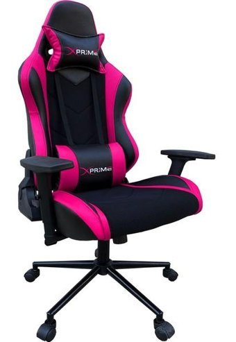 Xprime Winner Ortopedik Kumaş Oyuncu Koltuğu Pembe-Siyah