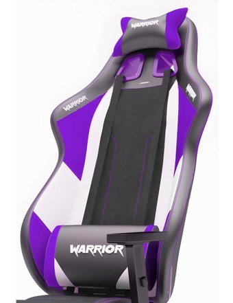 Warrior Scorpion Ortopedik Ayak Uzatmalı Kumaş Oyuncu Koltuğu Mor