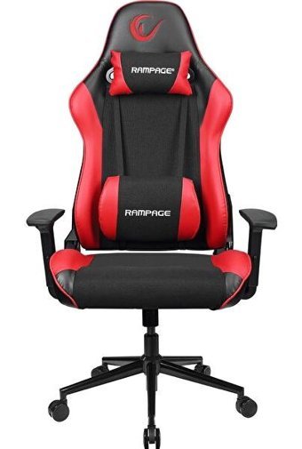 Rampage KL-R57 Ortopedik Kumaş Oyuncu Koltuğu Kırmızı-Siyah