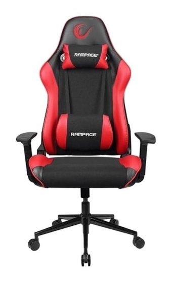 Rampage KL-R57 Ortopedik Kumaş Oyuncu Koltuğu Kırmızı-Siyah