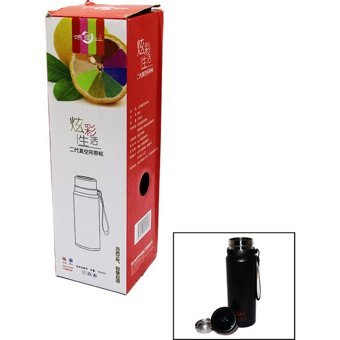 Grand Zone Çelik 1 lt Outdoor Matara Termos Siyah