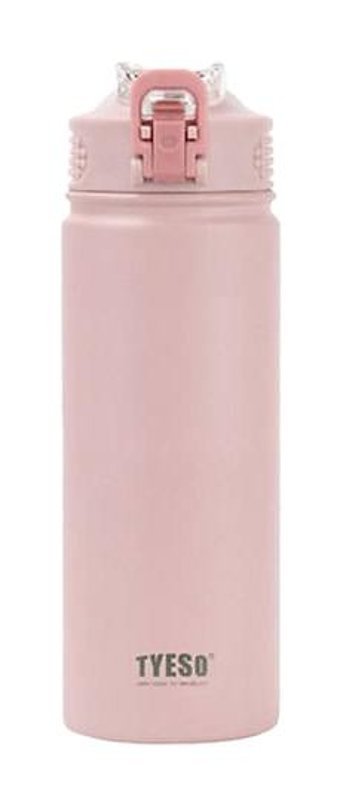 Tyeso Active Color Paslanmaz Çelik 260 ml Pipetli Outdoor Matara Termos Pembe