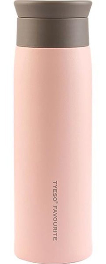 Tyeso Grace Paslanmaz Çelik 500 ml Outdoor Matara Termos Pembe