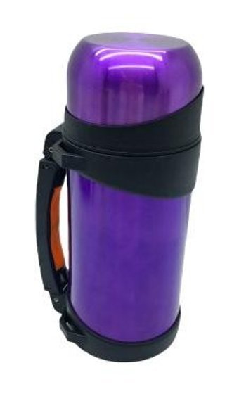 Trade Jam 4396 Çelik 1.2 lt Outdoor Matara Termos Mor
