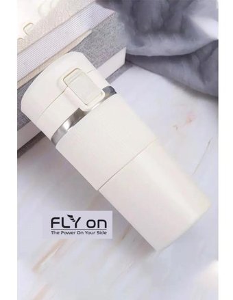 Flyon Look Paslanmaz Çelik 400 ml Outdoor Matara Termos Beyaz