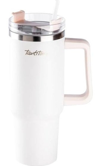 Tantitoni Move 020-01 Paslanmaz Çelik 1.2 lt Pipetli Outdoor Bardak Termos Bej