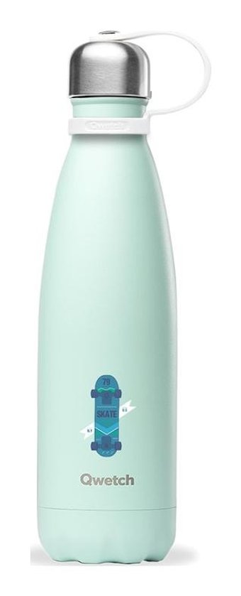 Qwetch QK9009 Paslanmaz Çelik 500 ml Outdoor Matara Termos Yeşil