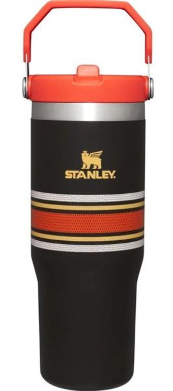 Stanley The Iceflow Flip Straw Paslanmaz Çelik 890 ml Pipetli Outdoor Bardak Termos Siyah