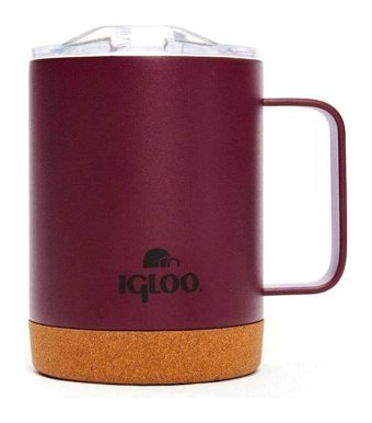 Igloo Cork 205696 Paslanmaz Çelik 350 ml Bardak Termos Bordo