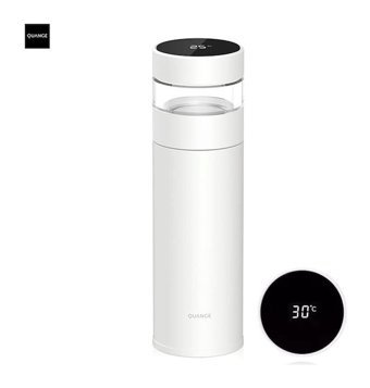 Xiaomi Quange Paslanmaz Çelik 400 ml Outdoor Matara Termos Beyaz