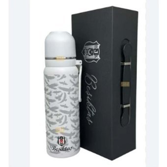 Timon Beşiktaş Çelik 650 ml Outdoor Matara Termos Beyaz