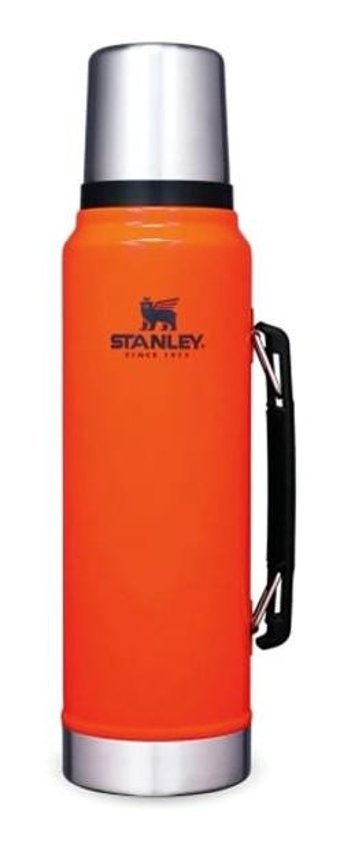 Stanley Legendary Paslanmaz Çelik 1 lt Outdoor Matara Termos Turuncu