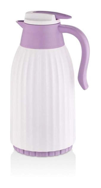 Penguen 7002 Cam 1.5 lt Çaydanlık Termos Lila