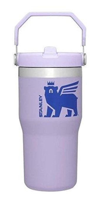 Stanley The Iceflow Flip Straw Paslanmaz Çelik 550 ml Pipetli Outdoor Bardak Termos Lila
