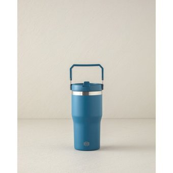 English Home Fiera Paslanmaz Çelik 600 ml Outdoor Bardak Termos Mavi