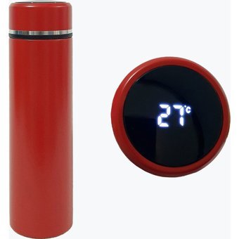 By Timur Sus 316 Paslanmaz Çelik 500 ml Outdoor Matara Termos Kırmızı