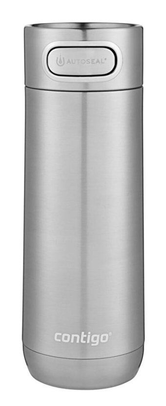 Contigo Luxe 2115522 Paslanmaz Çelik 470 ml Outdoor Matara Termos Gümüş