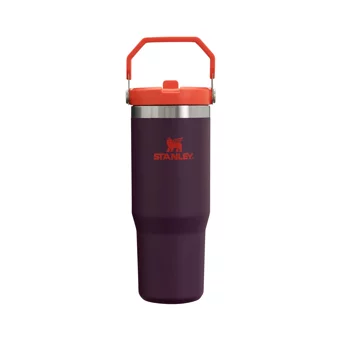 Stanley The Iceflow Flip Straw Paslanmaz Çelik 890 ml Outdoor Bardak Termos Bordo