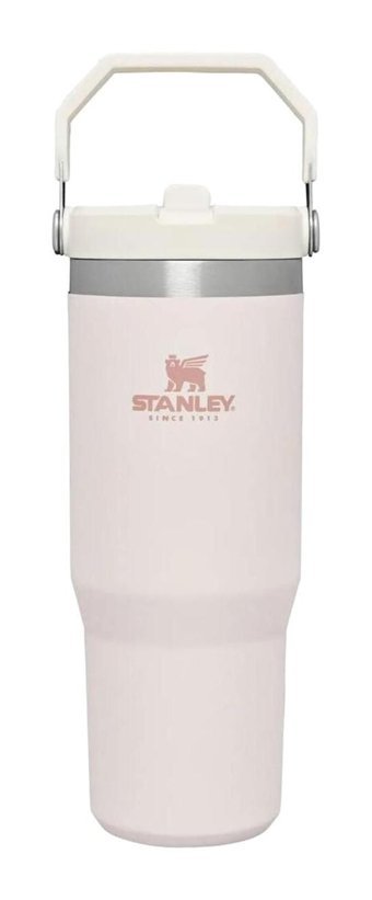 Stanley The Iceflow Flip Straw Paslanmaz Çelik 890 ml Pipetli Outdoor Bardak Termos Açık Pembe