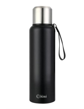Kiwi Kt-8690 Çelik 750 ml Outdoor Matara Termos Siyah
