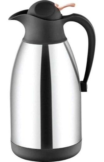 Oms 3281 Çelik 2.5 lt Çaydanlık Termos Gümüş