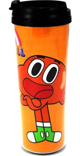 Modaroma Gumball Plastik 380 ml Outdoor Bardak Termos Turuncu