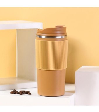 Livava Klasik Çelik 350 ml Outdoor Bardak Termos Kahverengi