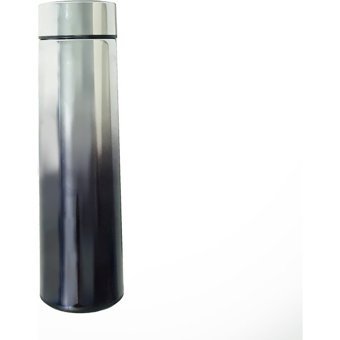 By Timur Sus 304 Paslanmaz Çelik 500 ml Outdoor Matara Termos Gümüş - Siyah