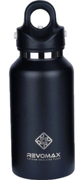 Revomax Fiftyfifty Çelik 355 ml Outdoor Matara Termos Siyah