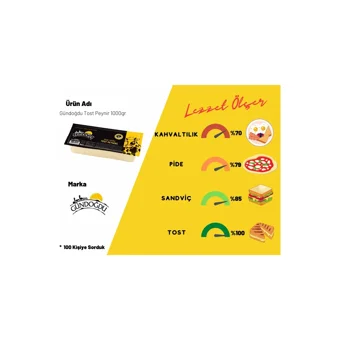 Gündoğdu Tost İnek Peyniri 6x1 kg