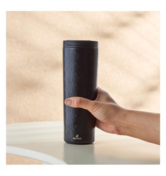Karaca Paslanmaz Çelik 500 ml Outdoor Matara Termos Siyah