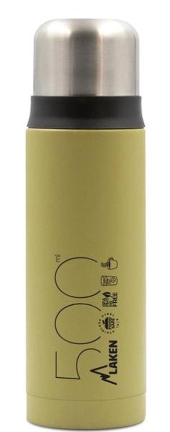 Laken LK1850K Paslanmaz Çelik 500 ml Outdoor Matara Termos Haki