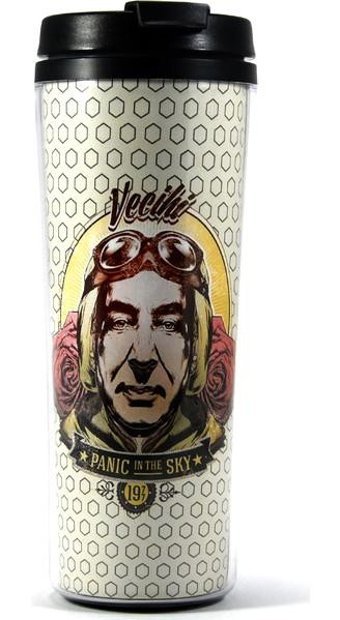 Modaroma Vecihi Panic In The Sky Plastik 380 ml Outdoor Bardak Termos Çok Renkli