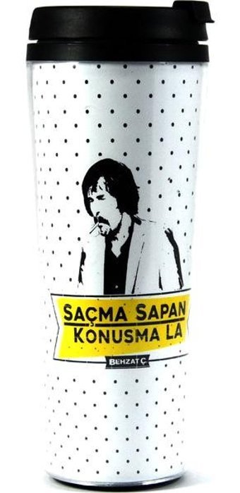 Modaroma Behzat Ç Plastik 380 ml Outdoor Bardak Termos Beyaz