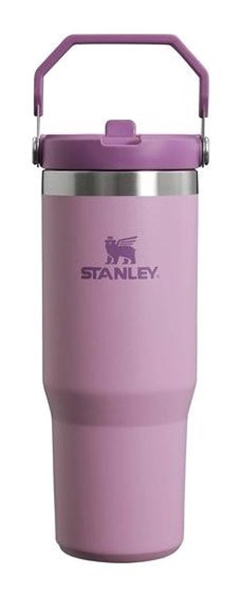 Stanley The Iceflow Flip Straw Paslanmaz Çelik 890 ml Pipetli Outdoor Bardak Termos Lila